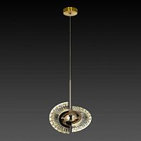 LSP-8478 Alamosa Подвесные светильники, цвет основания - блестящее золото, плафон - акрил (цвет - прозрачный), 1x5W LED