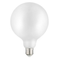 187202210-D Лампа Gauss Filament G125 10W 1100lm 4100К Е27 milky диммируемая LED 1/20