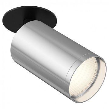 C049CL-U-1BS Maytoni Technical Потолочный светильник Цвет: Черный и Матовое серебро 10W