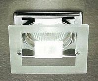 Str 10-380 chrom/EBL (exkl. MR16/50W) Встраиваемый светильник, цвет арматуры - хром, цвет стекла - прозрачный, MR16/50W