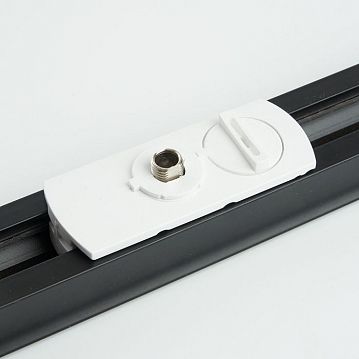 48558 Коннектор для подвесных трековых светильников, белый LD1015  - фотография 9