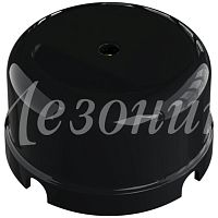 GE30236-05 Коробка распределительная пластиковая D78мм, высота 43мм, IP20, цвет - черный, серия УСАДЬБА, ТМ МЕЗОНИНЪ