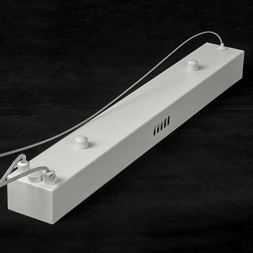 LSP-7162 Линейно-подвесной светильник, цвет основания - белый, плафон - акрил (цвет - белый), 1х40W LED  - фотография 4
