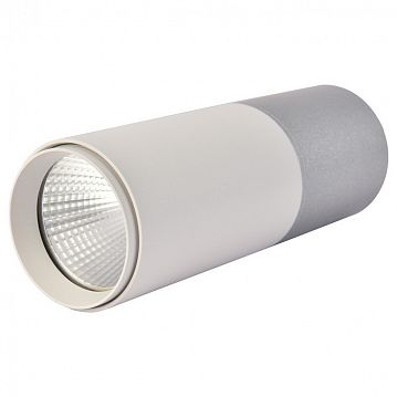 3071-1C Deepak потолочный светильник D50*H139, LED*5W, 350LM, 4000K, IP20, included; накладной светильник, каркас сочетает в себе два цвета - серебро и белый  - фотография 3