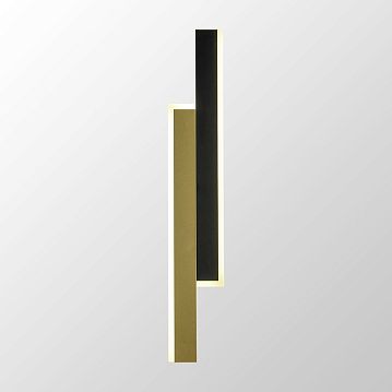 LSP-7150 Бра настенное, цвет основания - черныйматовое золото, плафон - акрил (цвет - белый), 2х8W LED, LSP-7150  - фотография 2