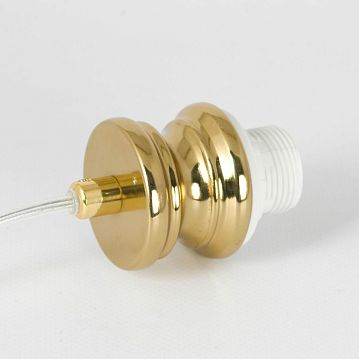 LSP-8838 Подвесной светильник, цвет основания - блестящее золото, плафон - стекло (цвет - белый), 1х40W E14  - фотография 6