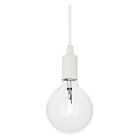 113302 EDISON SP1, подвесной светильник, цвет арматуры - белый, max 1 x 60W E27 / 240V