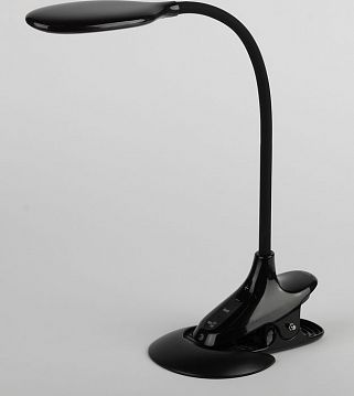 Б0019133 Настольный светильник ЭРА NLED-454-9W-BK светодиодный на прищепке со съемной вставкой-основанием черный, Б0019133  - фотография 5