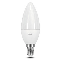 103101307-D Лампа Gauss Свеча 7W 590lm 6500К E14 диммируемая LED 1/10/100