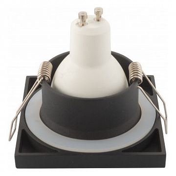 DK3015-BK DK3015-BK Встраиваемый светильник влагозащ., IP 44, 50 Вт, GU10, черный, алюминий  - фотография 5