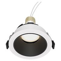DL051-U-1WB Maytoni Technical Встраиваемый светильник Цвет: Белый и Черный 10W