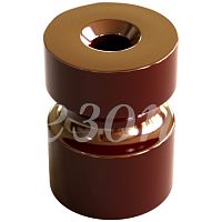 GE90025-04 Изолятор CILINDRO, цвет - коричневый, ТМ МезонинЪ, 20 (шт/уп)