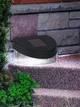 Б0018819 SL-PL8-MNT1 ЭРА Садовый светильник на солнечной батарее, пластик, черный, 5,5 см (24/960)  - фотография 2