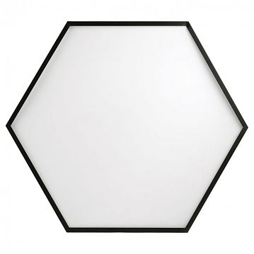 Б0050553 Светильник светодиодный Geometria ЭРА Hexagon SPO-122-B-40K-066 66Вт 4000К 4800Лм IP40 800*800*80 черный подвесной  - фотография 6