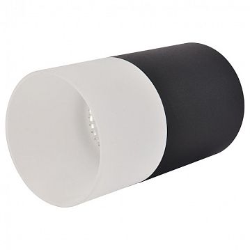 3070-1C Naram потолочный светильник D64*H110, LED*5W, 400LM, 4000K, IP20, included; накладной светильник, каркас черного матового цвета, рассеиватель из белого акрила  - фотография 3