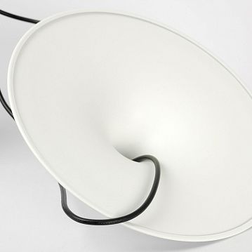 LSP-7080 Подвесной светильник, цвет основания - черныйБелый, плафон - металл (цвет - белый), 1х6W led  - фотография 4