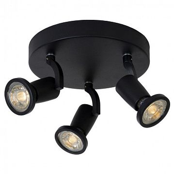 11903/15/30 JASTER LED спот 3xGU10/5W incl 350LM Black