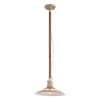 LSP-8742 Подвесной светильник, цвет основания - бежевый, плафон - металл (цвет - бежевый), 1х60W E27