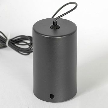 LSP-7115 Подвесной светильник, цвет основания - черный, плафон - акрил (цвет - белый), 1х8W led  - фотография 4
