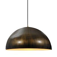 SARATOGA Подвесной светильник, цвет основания - бронзовый, плафон - металл (цвет - бронзовый), 1x60W E27