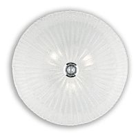 008608 SHELL PL3, потолочный светильник, цвет плафона - прозрачный, max 3 x 60W E27