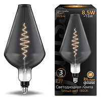 180802005 Лампа Gauss Filament Vase 8.5W 165lm 1800К Е27 gray flexible LED 1/2