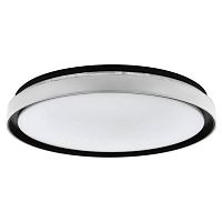99781 99781 Светильник потолочный SELUCI, LED 4x10W, 5000lm, H70, Ø490, сталь/пластик, черный/белый/прозра