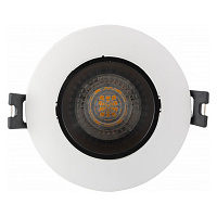 DK3020-WB DK3020-WB Встраиваемый светильник, IP 20, 10 Вт, GU5.3, LED, белый/черный, пластик