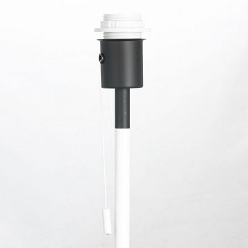 LSP-0570 COZY Настольная лампа, цвет основания - белый, плафон - ткань (цвет - белый), 1x40W E27, LSP-0570  - фотография 2