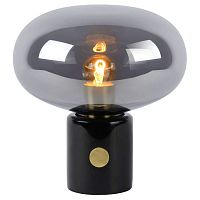 03520/01/65 CHARLIZE Настольная лампа E27/40W Smoke glass/Black Marb, 03520/01/65