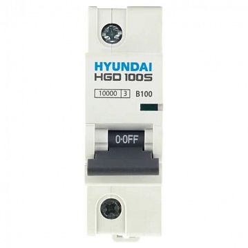 13.04.001111 Автоматический выключатель HYUNDAI HGD 1P 80А 10кА, 13.04.001111