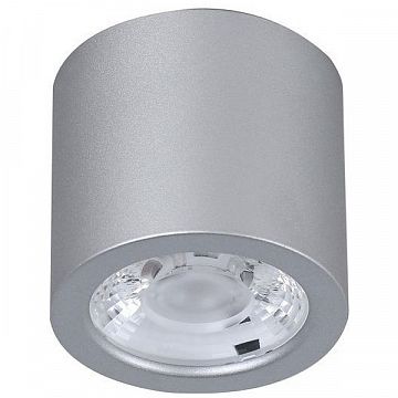 2808-1C Deorsum потолочный светильник D65*H60, 1*LED*7W, 560LM, 4000K, included; накладной светильник, каркас серебряного цвета  - фотография 2