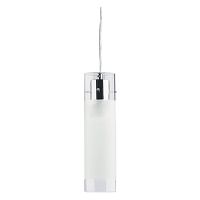 027357 FLAM, подвесной светильник, цвет арматуры - хром, рассеиватель -стекло pyrex,  1 x 60W E27