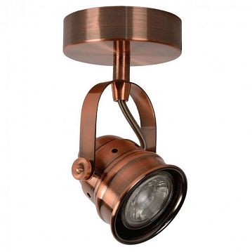 77974/05/17 CIGAL спот LED 1xGU10/5W 350LM 2700K Red Copper  - фотография 2