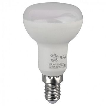Б0028489 Лампочка светодиодная ЭРА STD LED R50-6W-827-E14 Е14 / Е14 6Вт рефлектор теплый белый свет  - фотография 4