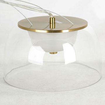 LSP-7061 Подвесной светильник, цвет основания - бронзовый, плафон - стекло (цвет - прозрачный), 1х5W Led  - фотография 3