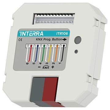 ITR106-0000 Модуль бинарных входов KNX (кнопочный интерфейс), 6 каналов для беспотенциальных контактов, в установочную коробку  - фотография 2