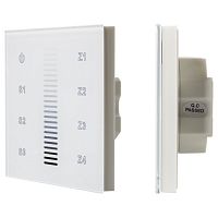 037190 INTELLIGENT ARLIGHT Сенсорная панель DALI-901-11-ADDR-3SC-DIM-DT6-IN White (BUS) (IARL, IP20 Пластик, 3 года)