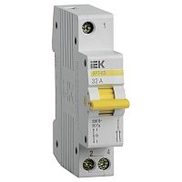 MPR10-1-032 Выключатель-разъединитель трехпозиционный ВРТ-63 1P 32А IEK