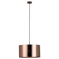 39356 Подвесной светильник SAGANTO 1, 1х60W(E27), Ø450, H1100, сталь, коричневый/пластик, коричневы