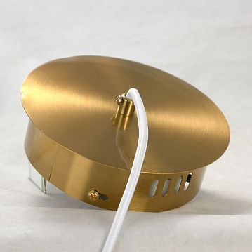 LSP-8694 Colbert Подвесные светильники, цвет основания - матовое золото, плафон - акрил (цвет - белый), 1x13W LED  - фотография 4