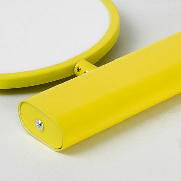 LSP-7086 Подвесной светильник, цвет основания - желтый, плафон - акрил (цвет - белый), 2х6W led  - фотография 3