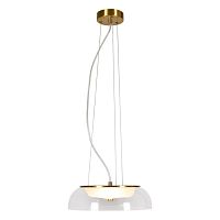 LSP-7062 Подвесной светильник, цвет основания - бронзовый, плафон - стекло (цвет - прозрачный), 1х5W Led