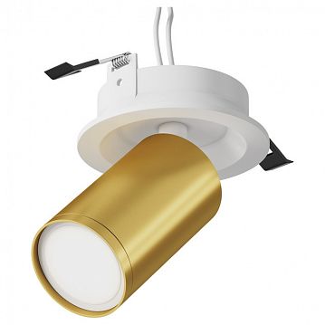 C048CL-U-1WMG Maytoni Technical Потолочный светильник Цвет: Белый и Матовое золото 10W