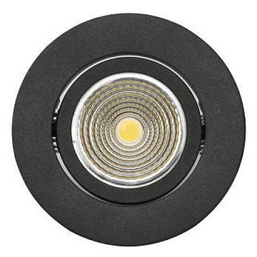 33997 33997 Встраиваемый светильник диммируемый SALICETO, 6W (LED), 4000K, 500lm, Ø88, алюминий, черный  - фотография 4
