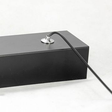 LSP-8427 Cass Линейно-Подвесной светильник, цвет основания - черный, плафон - акрил (цвет - белый), 1x12W LED  - фотография 4