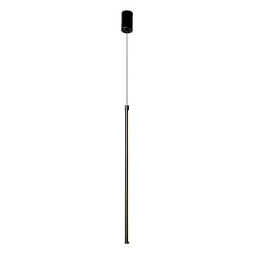 LSP-7115 Подвесной светильник, цвет основания - черный, плафон - акрил (цвет - белый), 1х8W led
