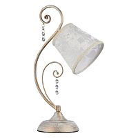Classic Lorette Настольная лампа, цвет: Белый с Золотом 1х40W E14, FR2406-TL-01-WG