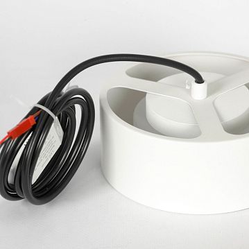 LSP-7102 Подвесной светильник, цвет основания - белый, плафон - акрил (цвет - белый), 1х7W led  - фотография 3