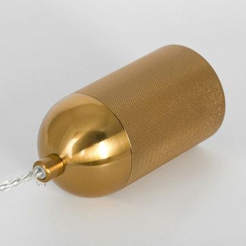 LSP-8784 Подвесной светильник, цвет основания - бронзовый, плафон - стекло (цвет - прозрачный), 1х9W E27  - фотография 5